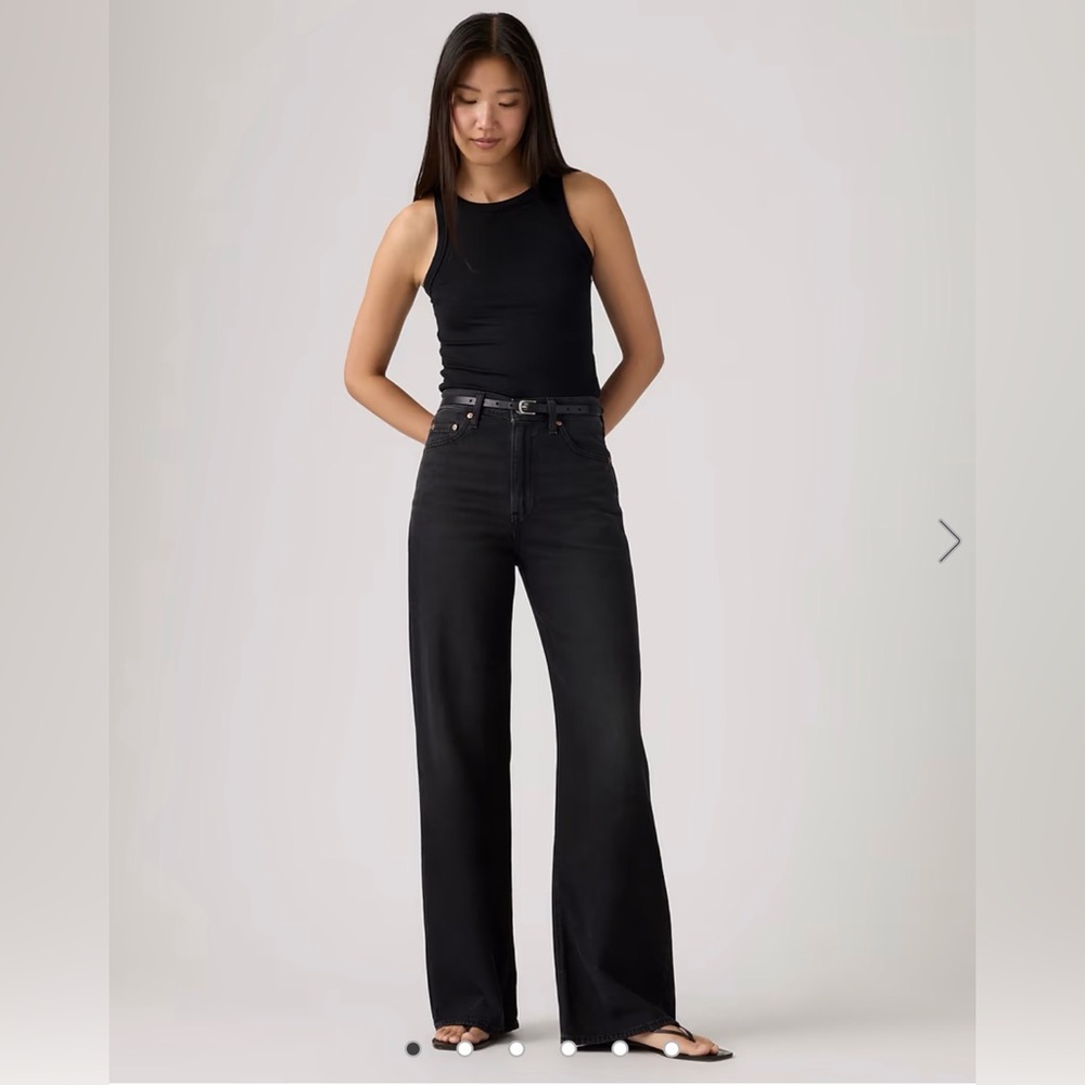 Levi’s Ribcage Wide Leg Women's Jeans 28 black